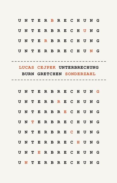 Cover von UNTERBRECHUNG