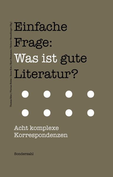 Cover von Einfache Frage: Was ist gute Literatur?