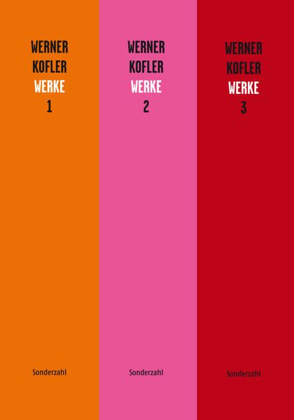 Cover von Werke (3 Bände im Schuber)