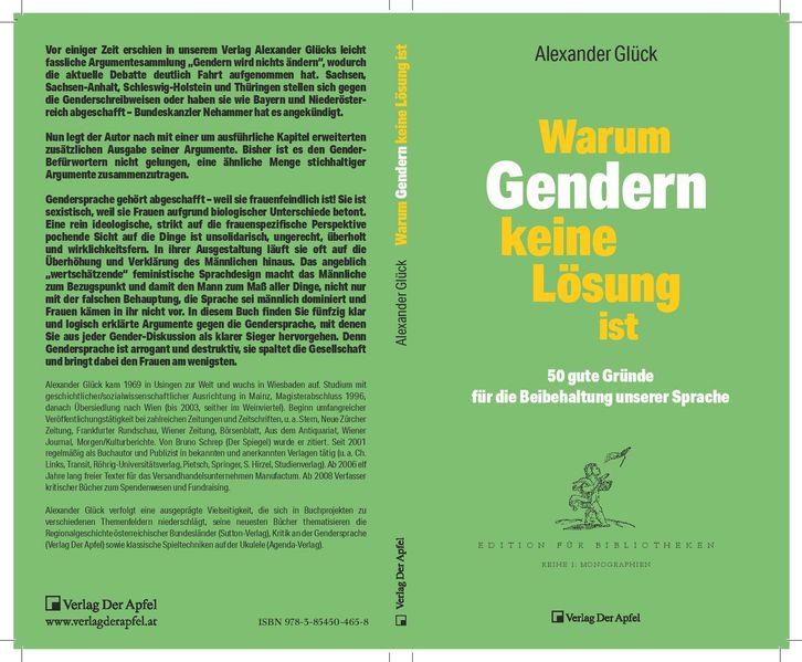 Cover von Warum Gendern keine Lösung ist