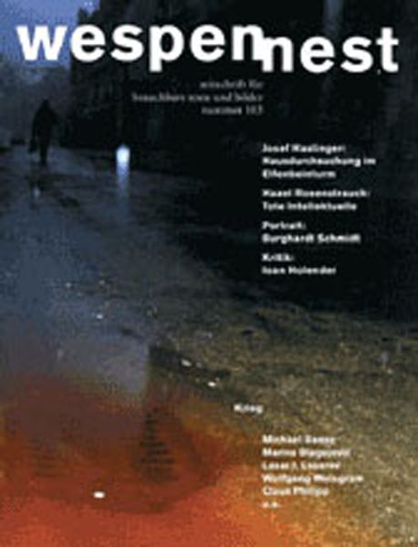 Cover von Wespennest. Zeitschrift für brauchbare Texte und Bilder / Musik im Film