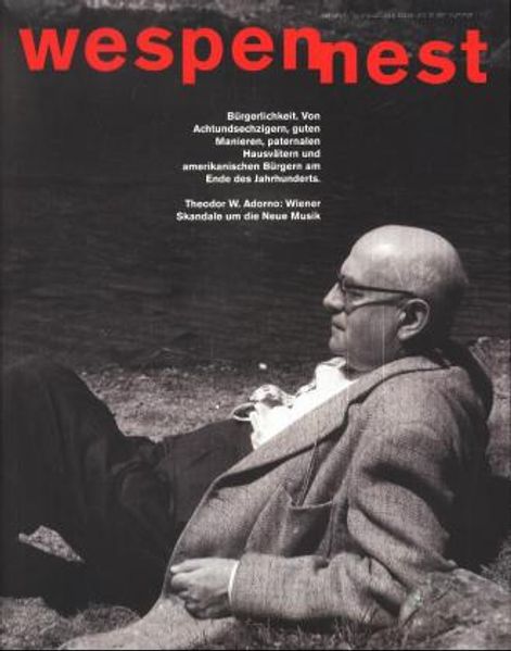 Cover von Wespennest. Zeitschrift für brauchbare Texte und Bilder / Bürgerlichkeit