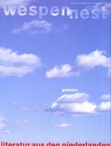 Cover von Wespennest. Zeitschrift für brauchbare Texte und Bilder / Niederlande