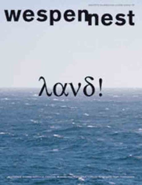 Cover von Wespennest. Zeitschrift für brauchbare Texte und Bilder / Griechenland