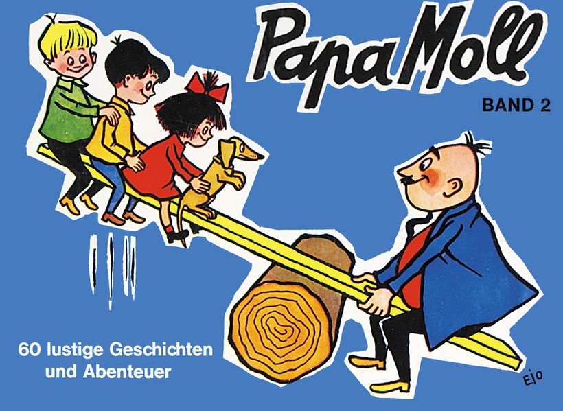 Cover von Papa Moll Band 2, blau