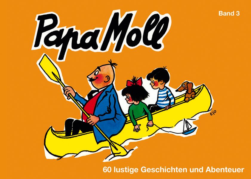 Cover von Papa Moll Band 3, orange