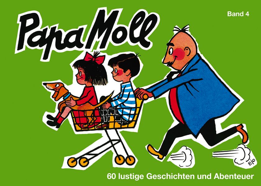 Cover von Papa Moll Bd. 4, grün