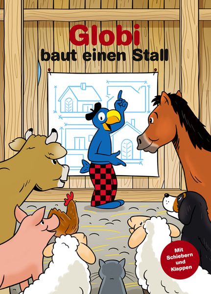 Cover von Globi baut einen Stall
