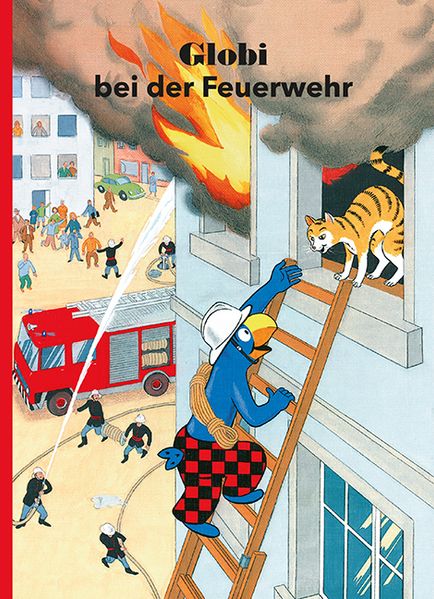 Cover von Globi bei der Feuerwehr