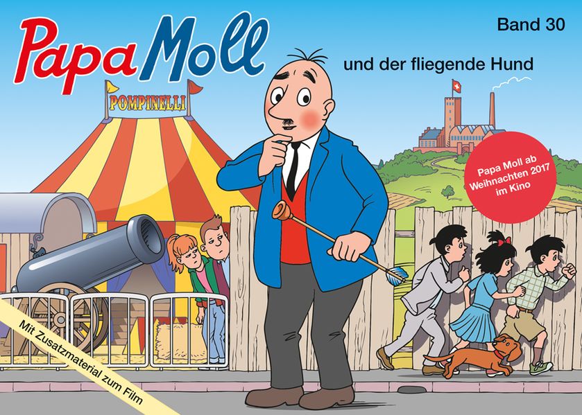 Cover von Papa Moll und der fliegende Hund