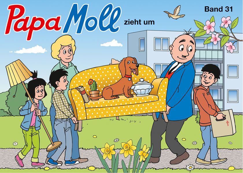 Cover von Papa Moll zieht um