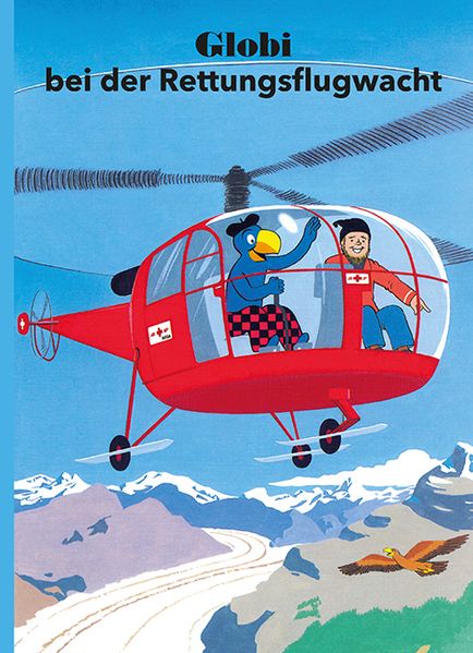 Cover von Globi bei der Rettungsflugwacht