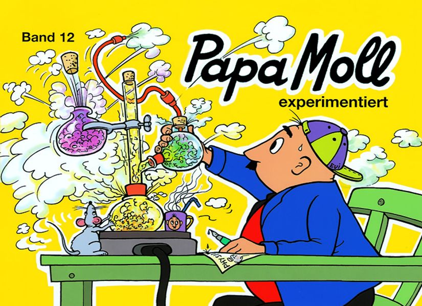 Cover von Papa Moll experimentiert