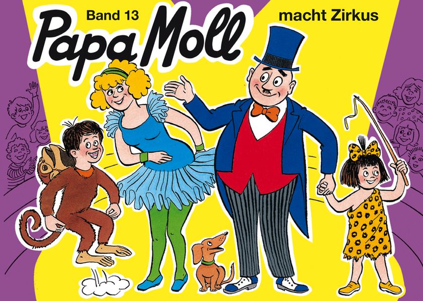 Cover von Papa Moll macht Zirkus