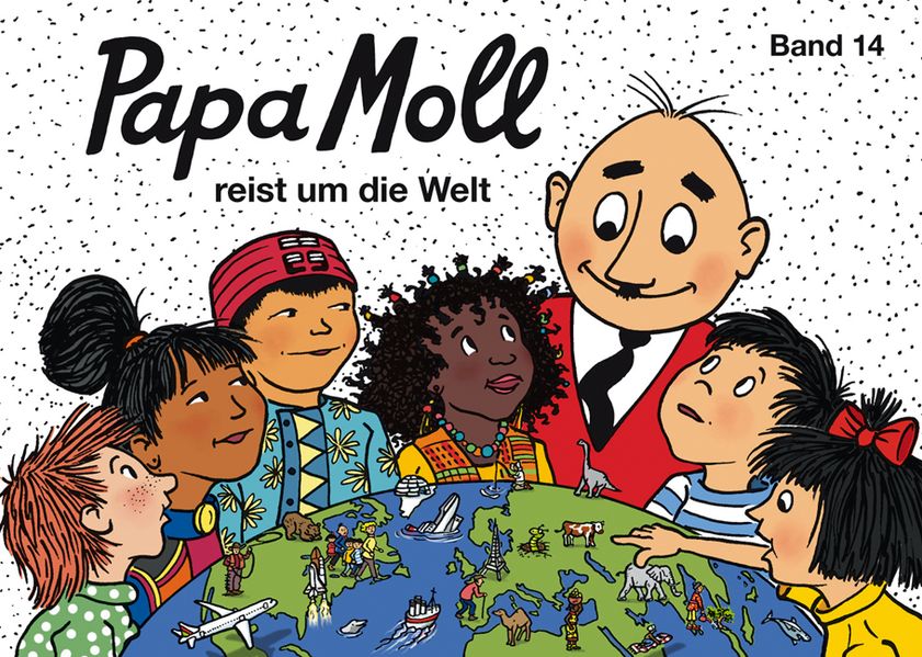 Cover von Papa Moll reist um die Welt