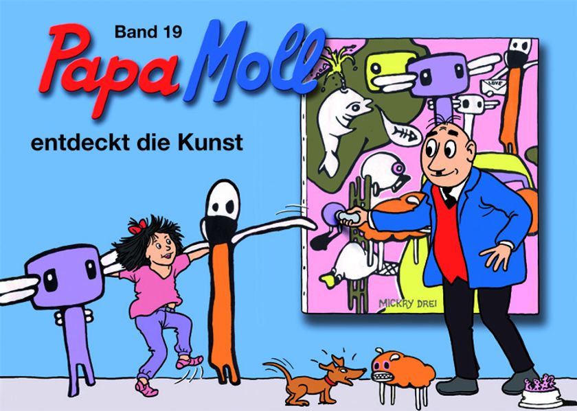Cover von Papa Moll entdeckt die Kunst