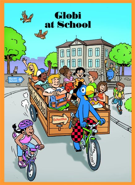 Cover von Globi at School