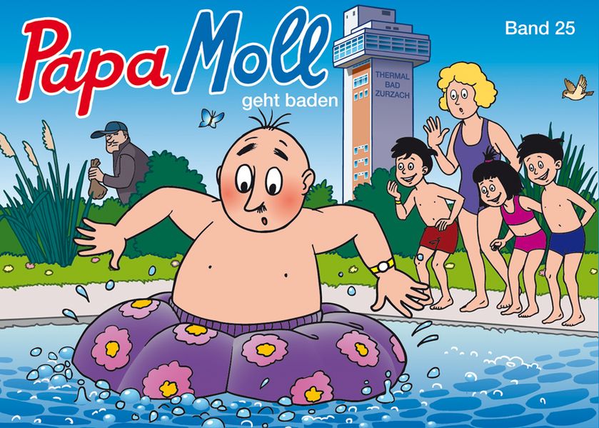 Cover von Papa Moll geht baden