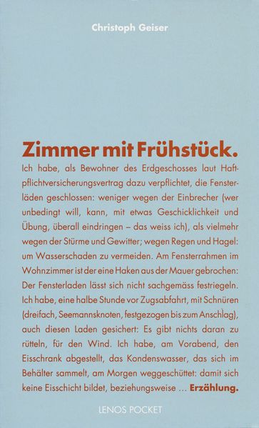 Cover von Zimmer mit Frühstück