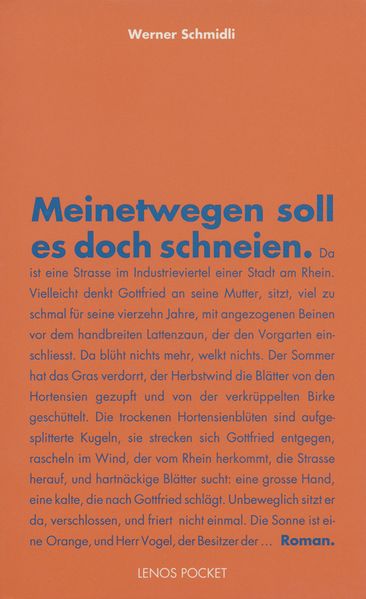 Cover von Meinetwegen soll es doch schneien