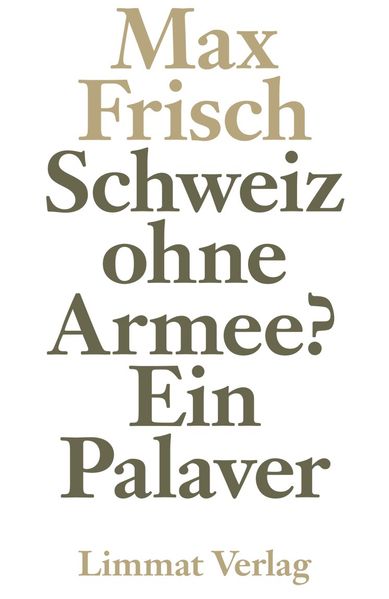 Cover von Schweiz ohne Armee?
