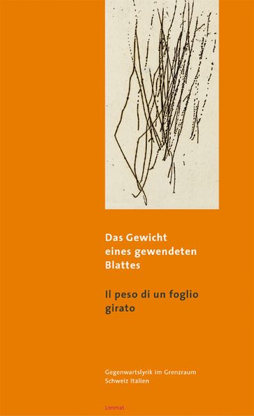 Cover von Das Gewicht eines gewendeten Blattes /Il peso di un foglio girato