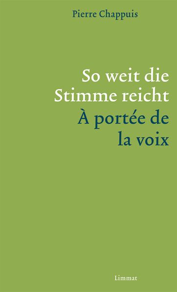 Cover von So weit die Stimme reicht / À portée de la voix