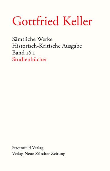 Cover von Sämtliche Werke. Historisch-Kritische Ausgabe / Studienbücher und Notizbücher