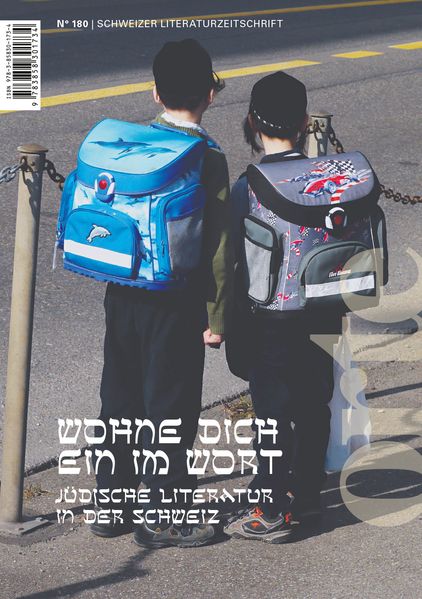 Cover von Schweizer Literaturzeitschrift Nr. 180