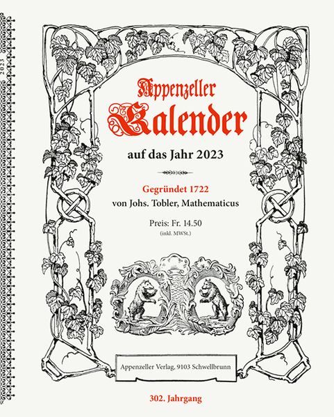 Cover von Appenzeller Kalender 2023