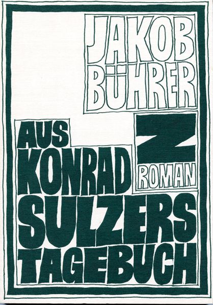 Cover von Werkausgabe / Aus Konrad Sulzers Tagebuch