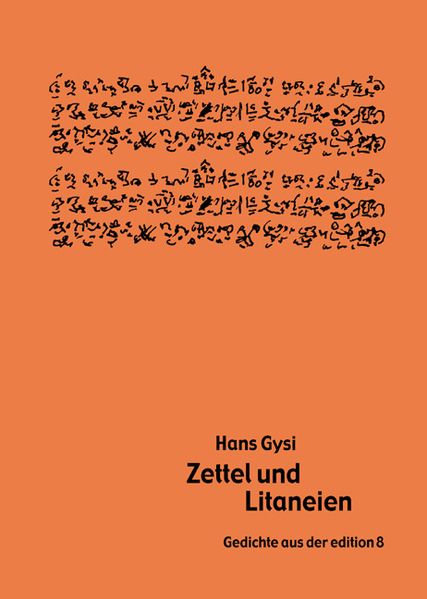 Cover von Zettel und Litaneien