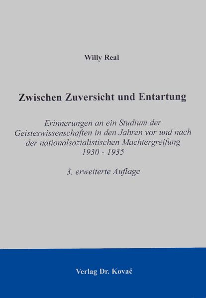 Cover von Zwischen Zuversicht und Entartung