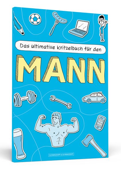 Cover von Das ultimative Kritzelbuch für den Mann