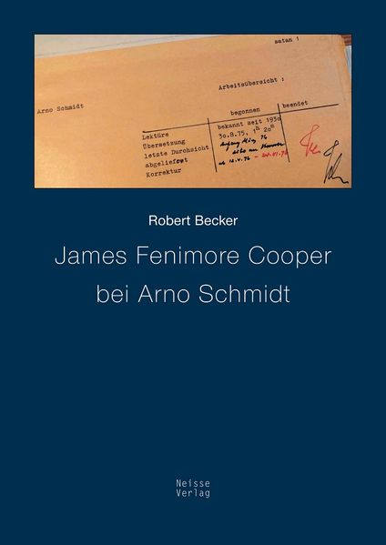 Cover von James Fenimore Cooper bei Arno Schmidt