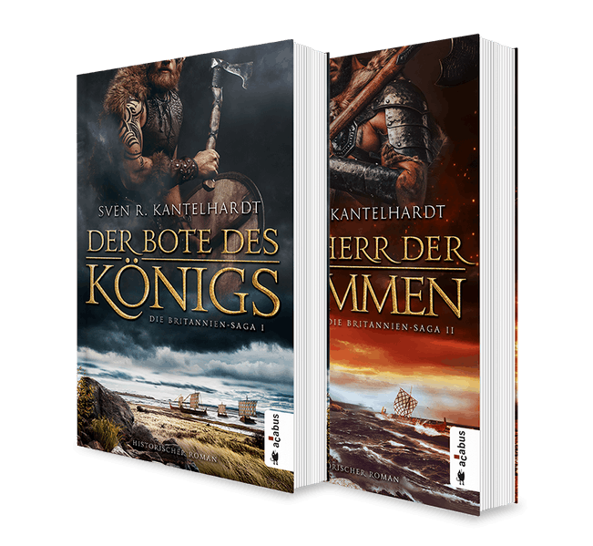 Cover von Die Britannien-Saga. Band 1 und 2: „Der Bote des Königs“ und „Der Herr der Flammen“