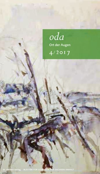 Cover von Ort der Augen. Blätter für Literatur aus Sachsen-Anhalt / Ort der Augen, Blätter für Literatur aus Sachsen-Anhalt