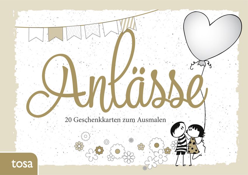 Cover von Geschenkkarten zum Ausmalen – Anlässe