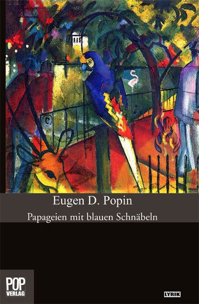 Cover von Papageien mit blauen Schnäbeln.