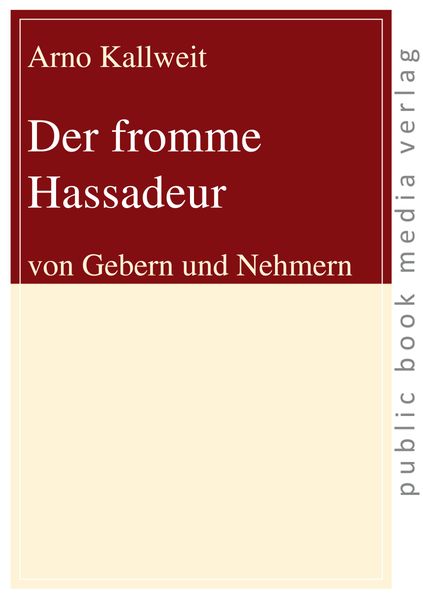 Cover von Der fromme Hassadeur