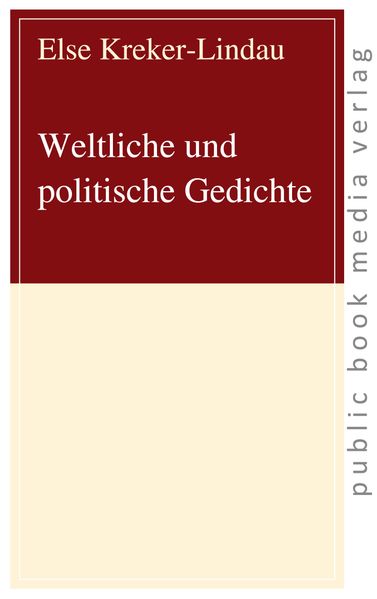 Cover von Weltliche und politische Gedichte