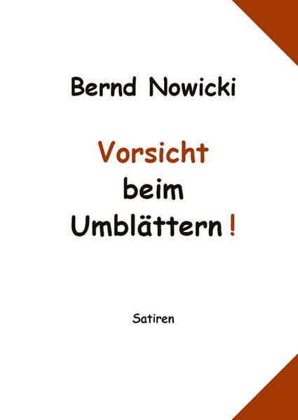 Cover von Vorsicht beim Umblättern!