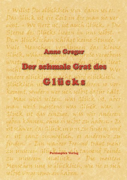 Cover von Der schmale Grat des Glücks