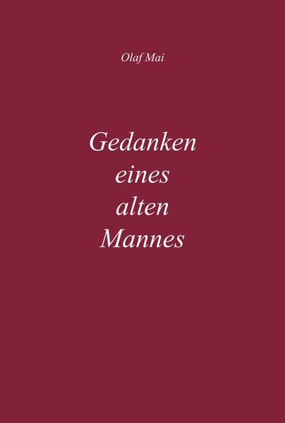Cover von Gedanken eines alten Mannes