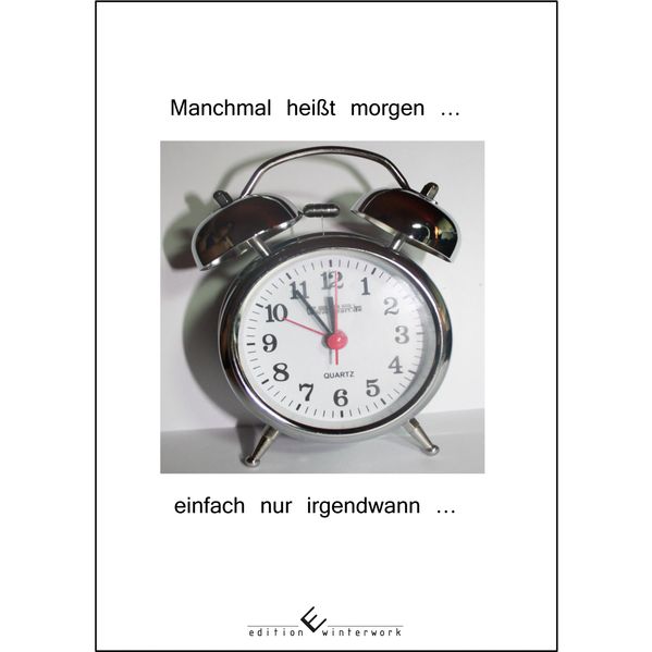 Cover von Manchmal heißt morgen einfach nur irgendwann