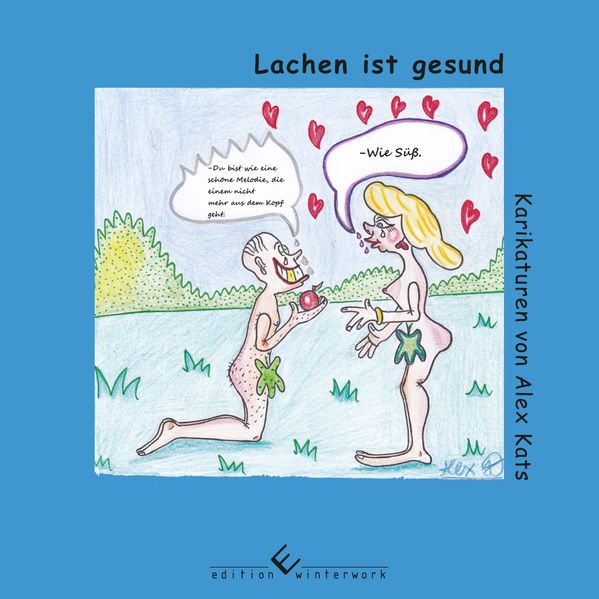 Cover von Lachen ist gesund-Karikaturen von Alex Kats