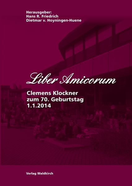 Cover von Liber Amicorum – Clemens Klockner