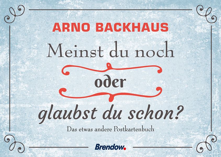 Cover von Meinst du noch oder glaubst du schon?