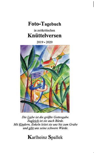 Cover von Foto-Tagebuch in zeitkritischen Knüttelversen