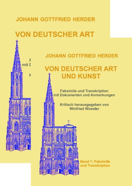 Cover von Johann Gottfried Herder – Von deutscher Art und Kunst
